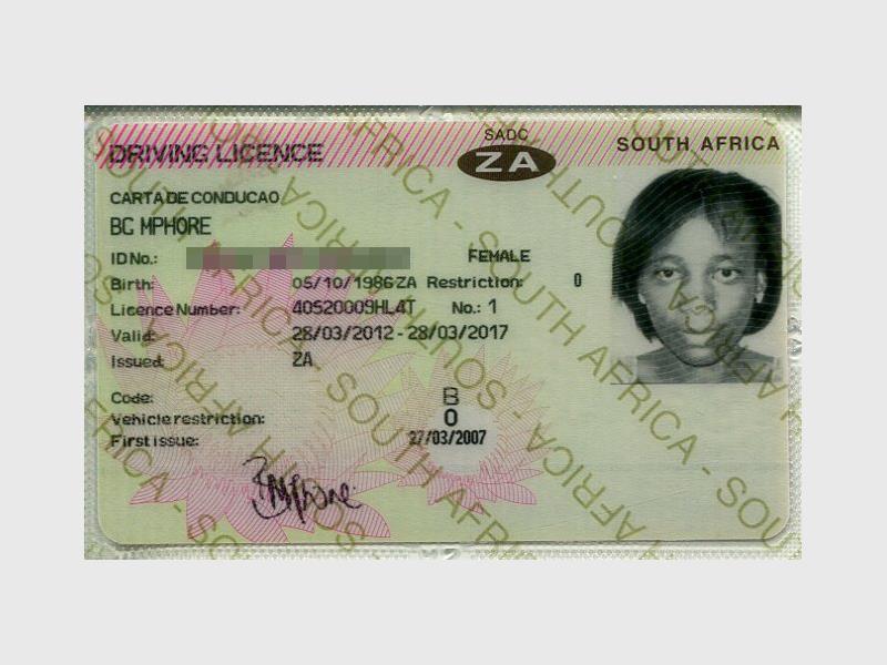 driving licence department south africa